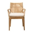 thumbnail image 3 of Bali & pari Storsel Rattan BOHO Dining Chair, Natural Brown, 3 of 10