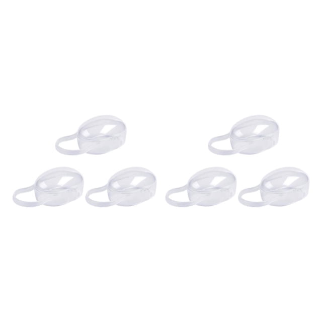 Injueey 3 unids/set estuche para chupete conveniente para viajar caja de almacenamiento de chupete segura y no tóxica caja de pezón de bebé transparente 2Conjunto