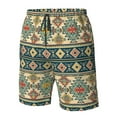 thumbnail image 6 of Uemuo Traditional Tribal Aztec1 Pattern Men's Swim Trunks Hawaiian Beach Bathing Suit Swimsuits Beach Quick-Dry Shorts with Pockets-XX-Large, 6 of 9
