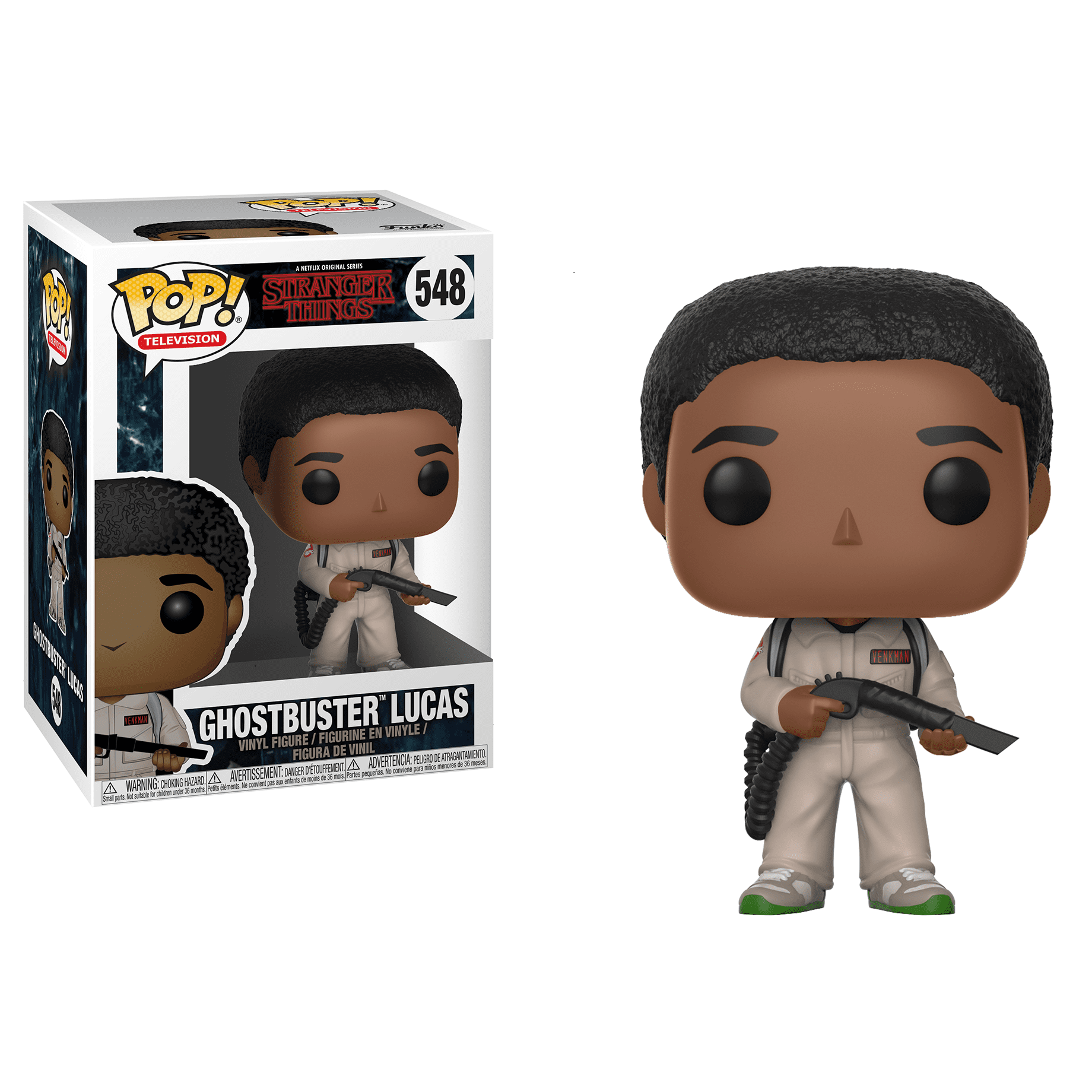 Lucas Ghostbusters Official Stranger Things Funko Pop Vinyl Figure Collectables 