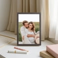 thumbnail image 4 of Wooden Photo Frame 5x4 Inch for Wall Hanging and Desktop Display with Horizontal & Vertical Stand, Durable Home and Office Picture Frame in Khaki or Brown, 4 of 6