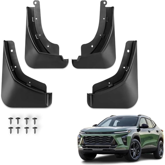 MRY Mud Flaps for Chevrolet Trax 2024-2026, Mud Guards 4Pcs Fender Guards for Chevy Trax Accessories 2024-2026, No Drill Splash Guards