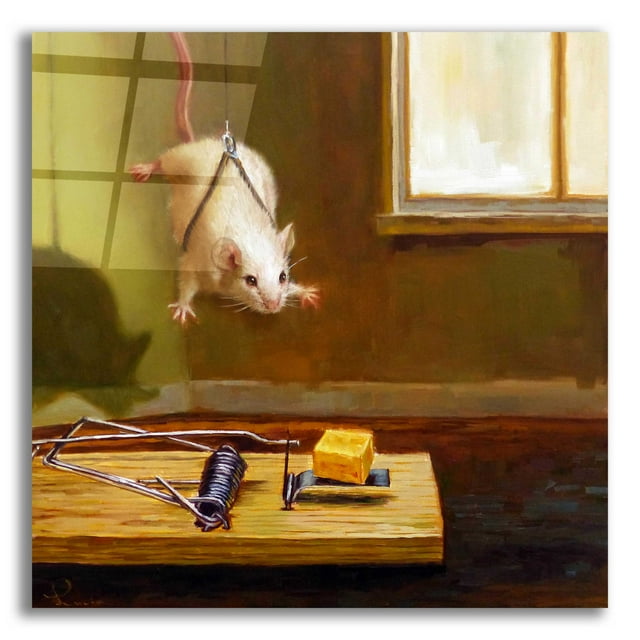 Epic Art 'Mission Impossible' by Lucia Heffernan, Acrylic Glass Wall Art, 12"x12"