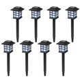 thumbnail image 1 of Zimtown 8PCS LED Design Path Light Solar Powered en negro Zimtown Luces de jardín, 1 of 5