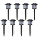 thumbnail image 1 of Zimtown 8PCS LED Design Path Light Solar Powered en negro Zimtown Luces de jardín, 1 of 5