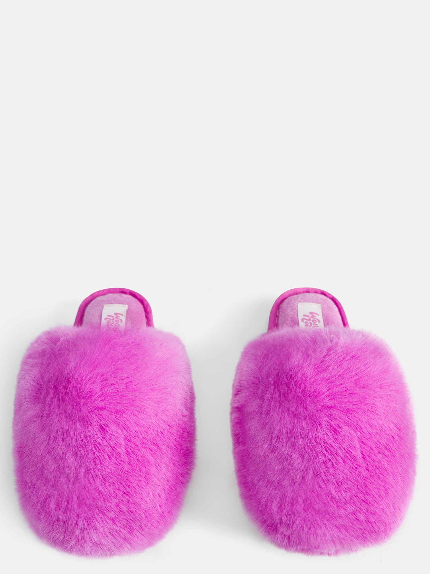 Wonder Nation Toddler, Little & Big Girls Faux Fur Puff Slippers