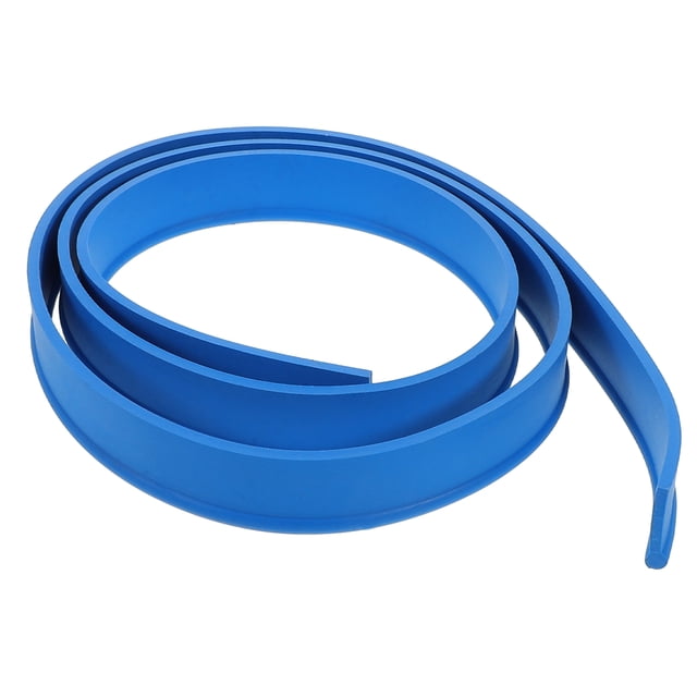 1Set Sky-Blue Silicone Squeegee Replacement Blade for Car Windows and Windshields Water Removal