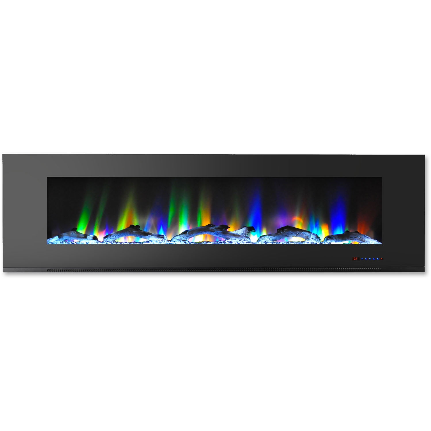 Cambridge 72 Wall Mount Electric Fireplace Heater With Multi