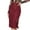 Wine, variant on qucoqpe Womens Sequin Skirts Sparkly Elegant Stretchy Bodycon Midi Skirts Night Out Party Cocktail Side Slit Skirts