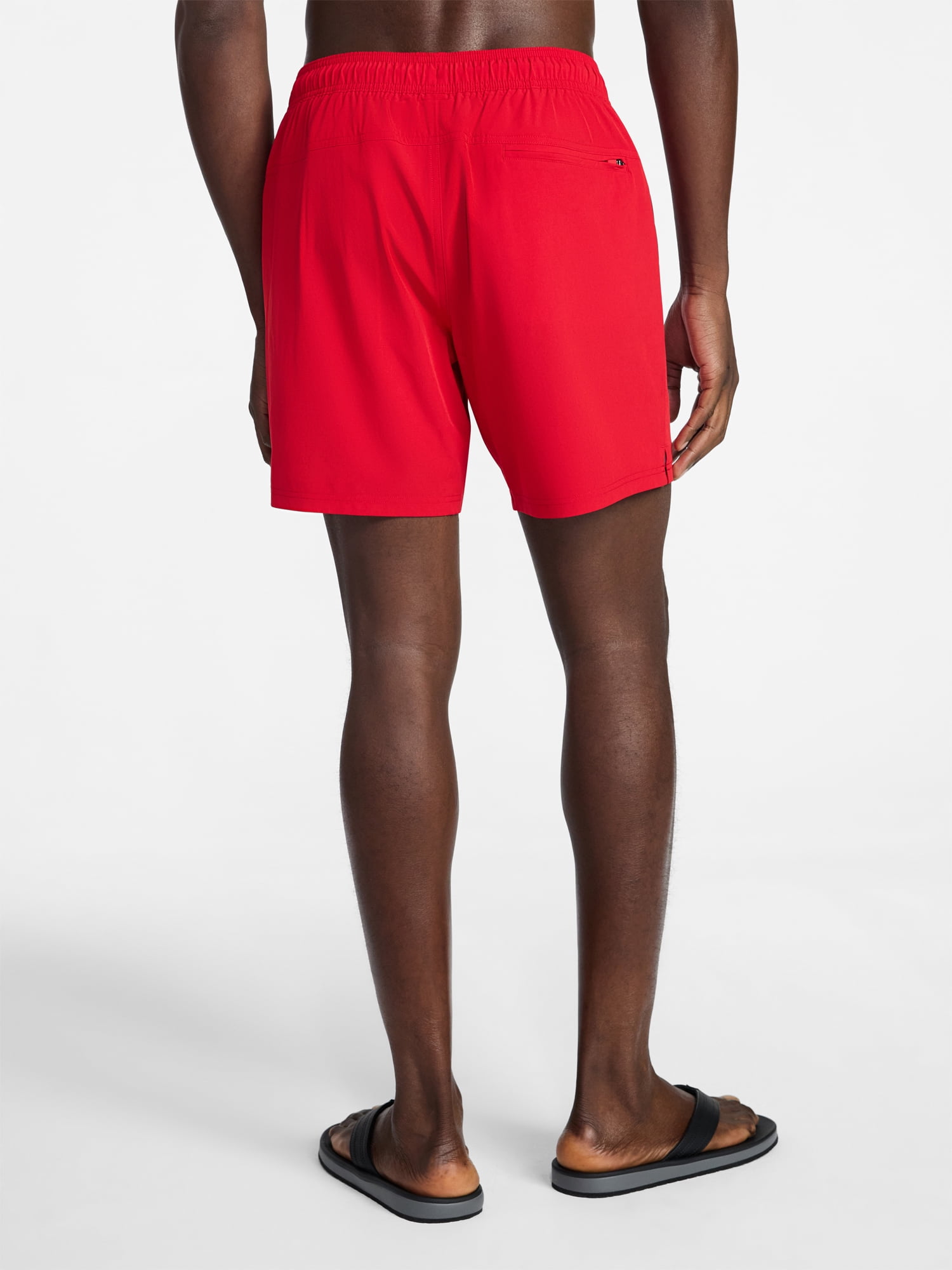George Men's and Big Men's Performance Lined Swim Trunks, 5" Inseam, Sizes S-3XL