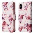 thumbnail image 2 of Compatible with iPhone X/ XS Premium Vintage PU Leather Magnetic Closure Case with Strap Flip Cover, 2 of 5