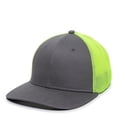 thumbnail image 4 of Outdoor Cap RGR-360M Plastic Sna-Charcoal/Neon Yellow, 4 of 8