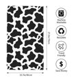 thumbnail image 2 of Balery Cow Print Black White Toalla de Microfibra Premium con Estampado – 27.5x16 pulgadas, Alta Absorción, Suave y Aterciopelada, Secado Rápido, 2 of 6