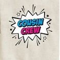 thumbnail image 3 of Instant Message - Comic Cousin Crew - Toddler & Youth Crewneck Fleece Sweatshirt, 3 of 6