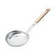 thumbnail image 4 of Cuchara espumadera con mango de madera, utensilios de cocina, cómoda, multifuncional, uniforme. 16 cm, 4 of 9