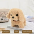 thumbnail image 5 of Realistic Robot Puppy Toy,Plush Golden Retriever Electronic Interactive Dog,Cute and Soft Design,Easy Operation,Great Interactive Toy Gifts for Boys and Girls（Beige）, 5 of 8
