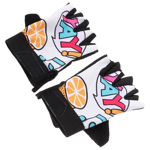 Supvox Kids Cycling Gloves with ShockAbsorbing Pads and Sun Protection for Outdoor Activities Assorted Color