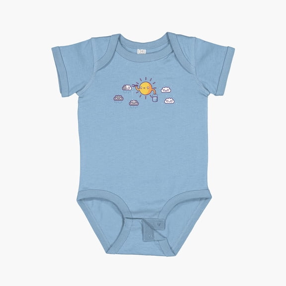 Bella Canvas Brighten Up Short Sleeve Baby One-Piece Newborn Gender Neutral Outfit, Baby Boy Or Girl Bodysuit, Birrthday Gifts
