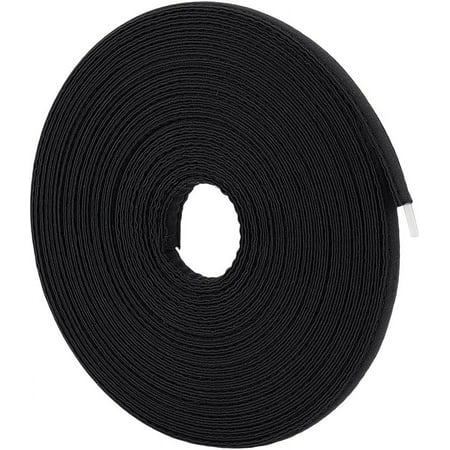 10Yard Cotton Covered Boning 12mm Polyester Boning Black Bra Boning Poly Boning Sewing Garment Accessories for Corsets Bridal Gowns Lingerie Hats Dress