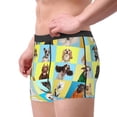 thumbnail image 2 of Lsque arious dog breeds Pattern Men’s Total Support Pouch Boxer Briefs, X-Temp Cooling, Moisture-Wicking Underwear, Regular, Long-leg and Trunk-XX-Large, 2 of 5