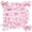 1A-35pcs, variant on 35pcs Adorable Pink Bow Stickers Cute Decorative Stationery Stickers for Suitcase Guitars Luggage