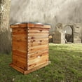 thumbnail image 5 of Kojooin 10 Frame Bee Hive Kit, Bee Hive Boxes Beeswax Coated Beehive Kit with Beehives Frames and Wax Foundations for Beekeepers (2 Deep Box & 1 Medium Super), 5 of 8