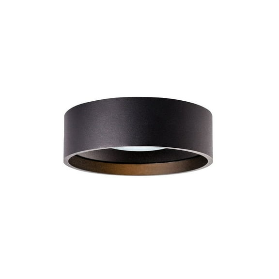 EC18705-BK-Kuzco Lighting-Trenton - 15W LED Outdoor Flush Mount-2 Inches Tall and 5 Inches Wide-Black Finish