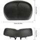 thumbnail image 5 of Sillín de bicicleta acolchado, cojín de asiento de bicicleta de repuesto cómodo y ancho sin punta de PU sin presión con suspensión de doble arco para bicicleta de carretera, montaña o plegable, 5 of 5