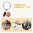 thumbnail image 6 of Coffee Theme Keychain Coffee Cup Coffee Bean Keychain Bag Pendant Key Ring Gift, 6 of 6