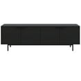 thumbnail image 4 of Nexera Hamilton Tv Stand with 4 Storage Cabinets Fits Tv's up to 70", Black, 4 of 9