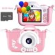 thumbnail image 1 of Beautiful Gift Kids Camera, Digital Photo Camera Selfie And Video Camera With Dual Lens/ 2 Inch Screen/ 1080p Hd/ 16g Tf Card, Birthday Gift For Child, 1 of 5