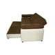 thumbnail image 3 of Sofá Cama, Karen, Suede Tabaco con Tacto piel, Tu Espacio Muebles. Tu Espacio Muebles Futón/Sofá Cama Karen., 3 of 4