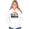 thumbnail image 3 of Off Grid Tropical Paradise Vacation Zip Up Hoodie Men's Women's Brisco Brands X, 3 of 6