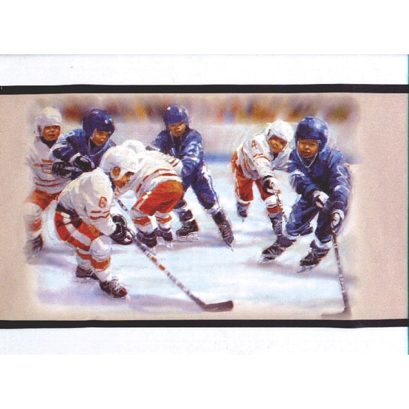 Sport Hockey Soccer Wallpaper Border B3902PR