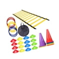 thumbnail image 3 of Conjunto de entrenamiento de agilidad de velocidad, kit de deportes de entrenamiento de fútbol, ​​escala de velocidad de agilidad con conos para 46pcs, 3 of 8