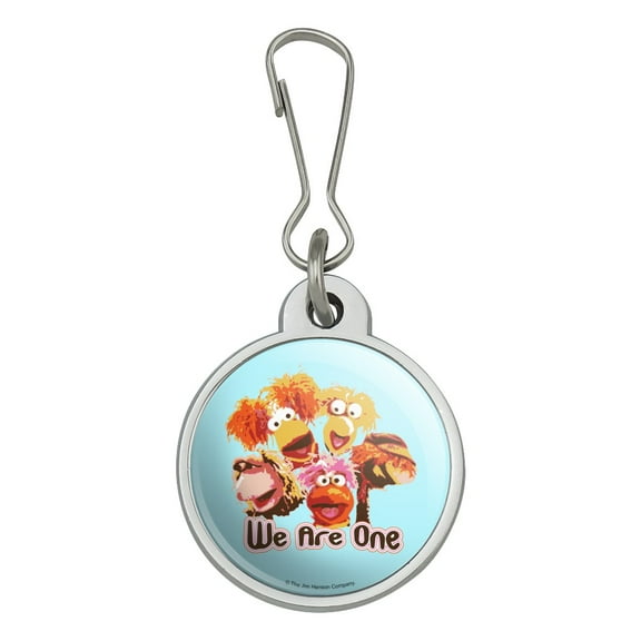 We Are One Retro Fraggle Rock Jacket Handbag Purse Luggage Backpack Zipper Pull Charm