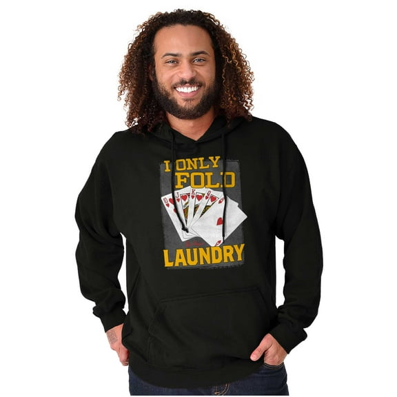 Las Vegas Casino Card Game Player Unisex Plus Fleece Graphic Hoodie Brisco Brands 2X