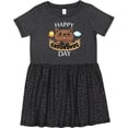 thumbnail image 3 of Inktastic Happy Groundhog Day Cute Girls Toddler Dress, 3 of 5