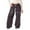01-Brown, variant on YAYUBA Girls Wide Straight Leg Loose Sweatpants Elastic Waist Drawstring Jogger Pants, Pink, 11-12 Years