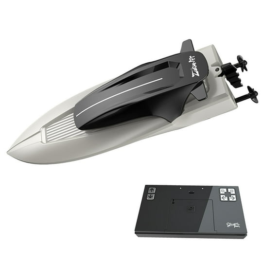āRemote Control Speed Boat - 6" Wireless RC Watercraft w/ 10 MPH & USB Charging ,Freshwater Use Only, Ages 14 Gray