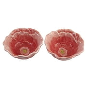 Tabletop Sweet Bunny Pink Poppy Bowl Ceramic Ice Cream 23249