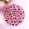 thumbnail image 1 of 50PCS 6/8/10mm Oval Beads Evil Eye Resin Spacer Beads for Jewelry Making DIY Bracelet Beads #01, 1 of 5