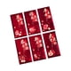 thumbnail image 1 of 6 sobres rojos de Año Nuevo Chino 2025, regalos de Año Nuevo Hongbao, los mejores deseos rojo oscuro, 1 of 9