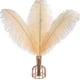 thumbnail image 1 of Xiao Hua 12 plumas de avestruz color champán, naturales, a granel, de 40 a 45 cm, para centros de mesa de bodas, fiestas, Pascuas, Gatsby y decoración del hogar., 1 of 5