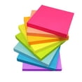 thumbnail image 4 of Sticky Notes Clear Top Pop-up Note Dispenser, 3 x 3 Super Sticky Yellow Notes, Black, 4 of 4