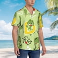 thumbnail image 5 of Balery Men'S Summer Hawaiian Shirts Short-Sleeve Design Name Printed Casual Shirts - Size Name, 5 of 9