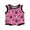 Rosy Pink Cattle Head, variant on Bagilaanoe Newborn Baby Girl Boys Summer Jumpsuit Shorts Print Sleeveless Bodysuit 3M 6M 12M 18M Infant Casual One Piece Romper