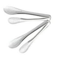 thumbnail image 3 of WHAMVOX  2 Pcs Stainless Steel Barbecue Tongs Cooking for Kitchen Silver, 3 of 7