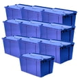 thumbnail image 1 of Cajón Apilable con Tapa Bisagra VentDepot BoxArch35 10 Pzas 35kg 60x50x32cm Polietileno Color Azul, 1 of 1