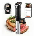 thumbnail image 3 of All-in-One Smart Sous Vide Cooker - 1100W Immersion Circulator with WIFI, App, 10 Recipe Presets, LCD Touchscreen for Easy Operation, 3 of 10
